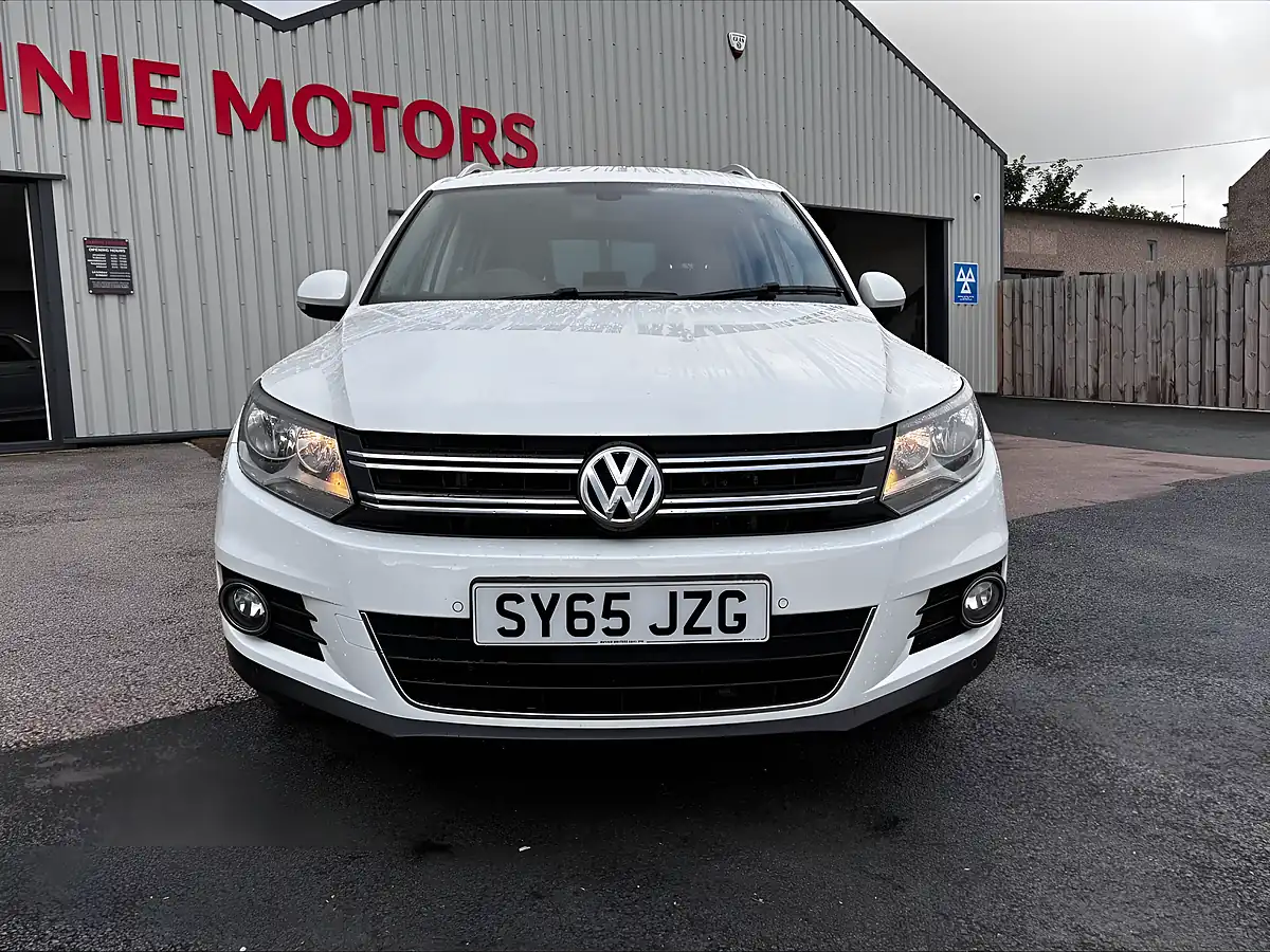 Used 2015 Volkswagen Tiguan Match Edition White - Interior and Exterior details 2