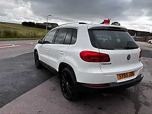 Used 2015 Volkswagen Tiguan Match Edition White - Interior and Exterior details 9