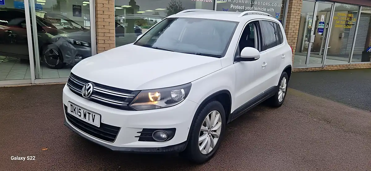 Used 2015 Volkswagen Tiguan Match White - Interior and Exterior details 5