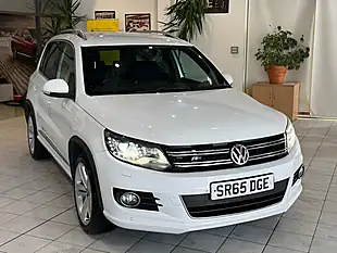 Used 2015 Volkswagen Tiguan R-Line White - Interior and Exterior details 2