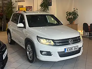 Used 2015 Volkswagen Tiguan R-Line White - Interior and Exterior details 2