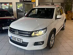 Used 2015 Volkswagen Tiguan R-Line White - Interior and Exterior details 5