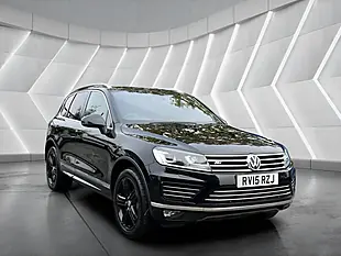 Used 2015 Volkswagen Touareg R-Line Black - Interior and Exterior details 4
