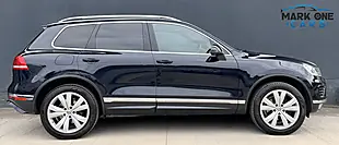 Used 2015 Volkswagen Touareg R-Line Blue - Interior and Exterior details 6