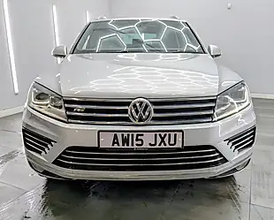 Used 2015 Volkswagen Touareg R-Line Silver - Interior and Exterior details 2
