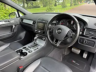 Used 2015 Volkswagen Touareg R-Line White - Interior and Exterior details 10