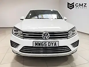 Used 2015 Volkswagen Touareg R-Line White - Interior and Exterior details 2