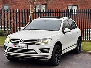 Used 2015 Volkswagen Touareg R-Line White - Interior and Exterior details 3