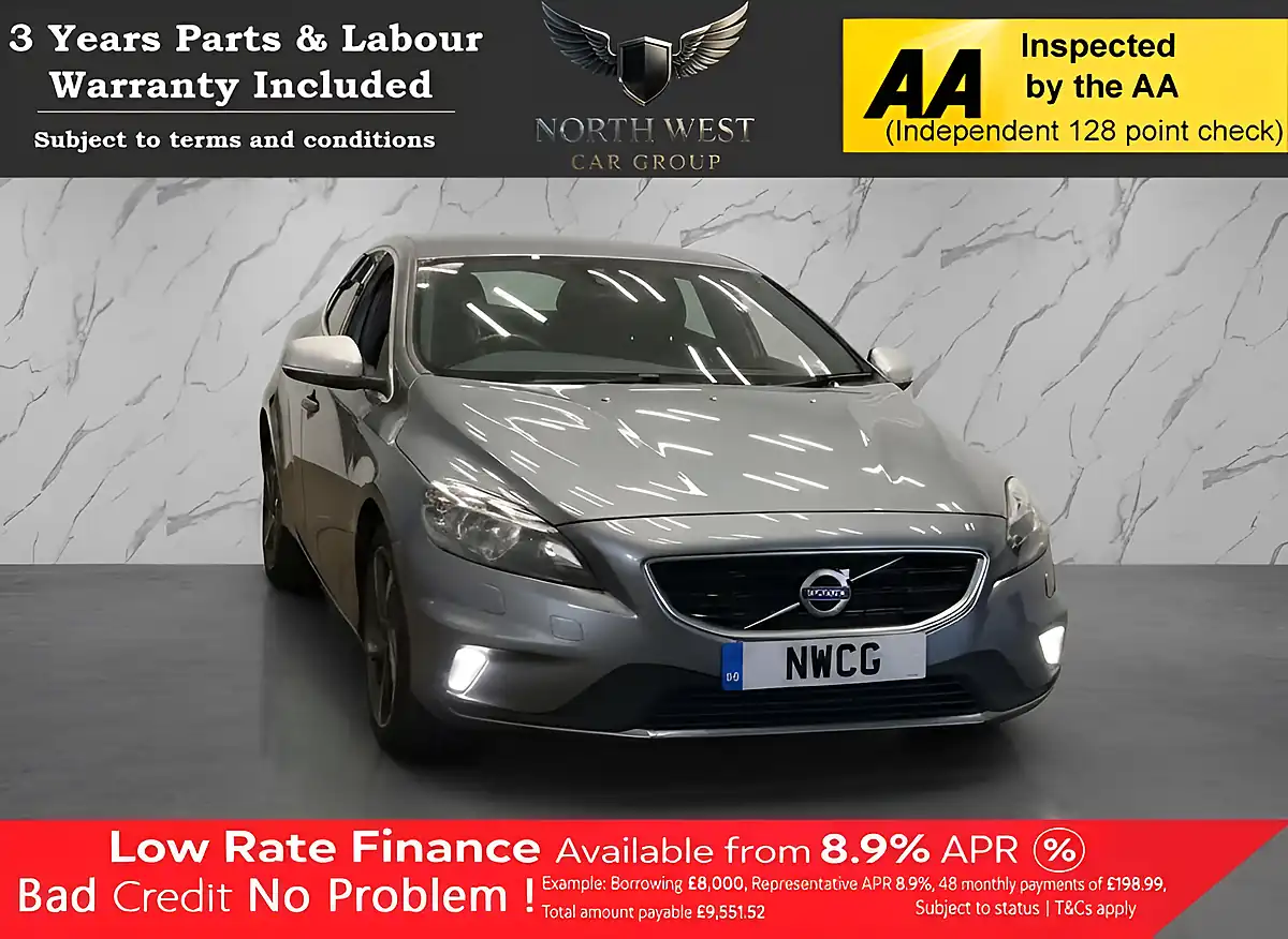 Used 2015 Volvo V40 R-Design Grey - Front View