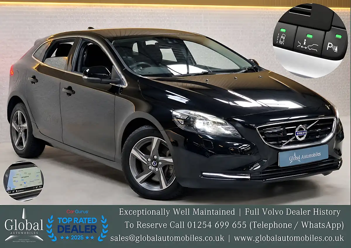 Used 2015 Volvo V40 R-Design Nav Onyx Black - Interior and Exterior details 3