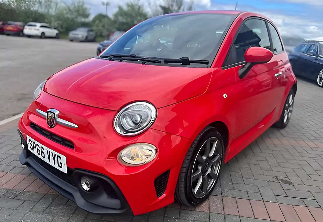 Used 2016 Abarth 500 595 Rosso Red - Interior and Exterior details 10