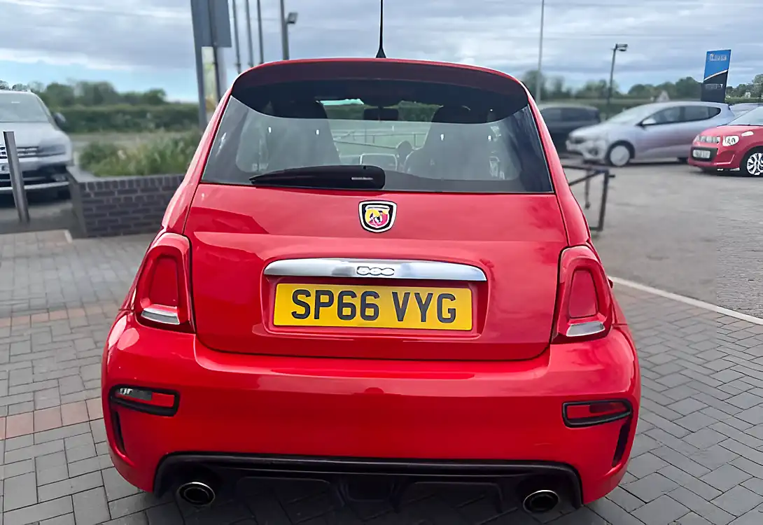 Used 2016 Abarth 500 595 Rosso Red - Interior and Exterior details 6