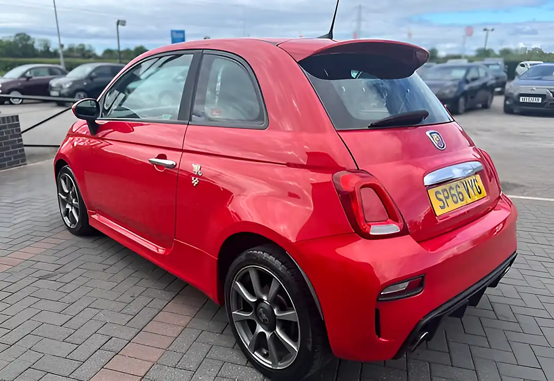 Used 2016 Abarth 500 595 Rosso Red - Interior and Exterior details 8