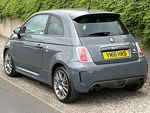 Used 2016 Abarth 595 Competizione Grey - Interior and Exterior details 5