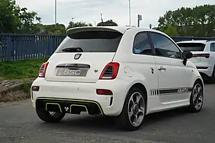 Used 2016 Abarth 595 Euro 6 White - Interior and Exterior details 14