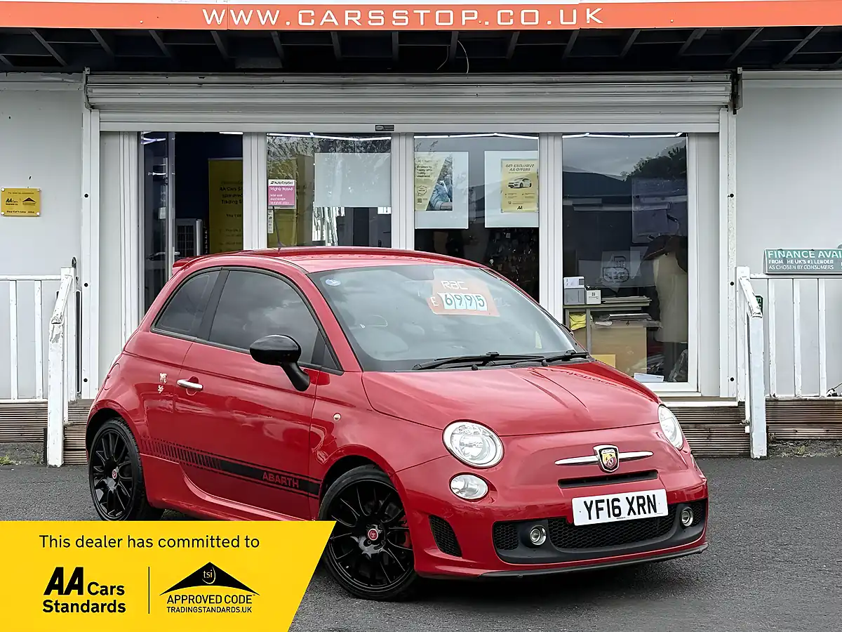 Used 2016 Abarth 595 Trofeo Red - Front View