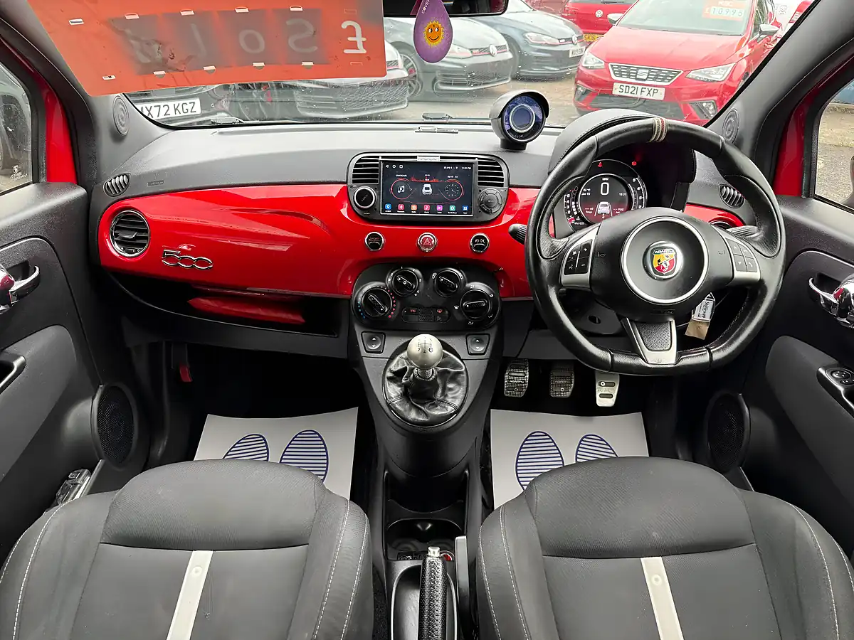 Used 2016 Abarth 595 Trofeo Red - Interior and Exterior details 3
