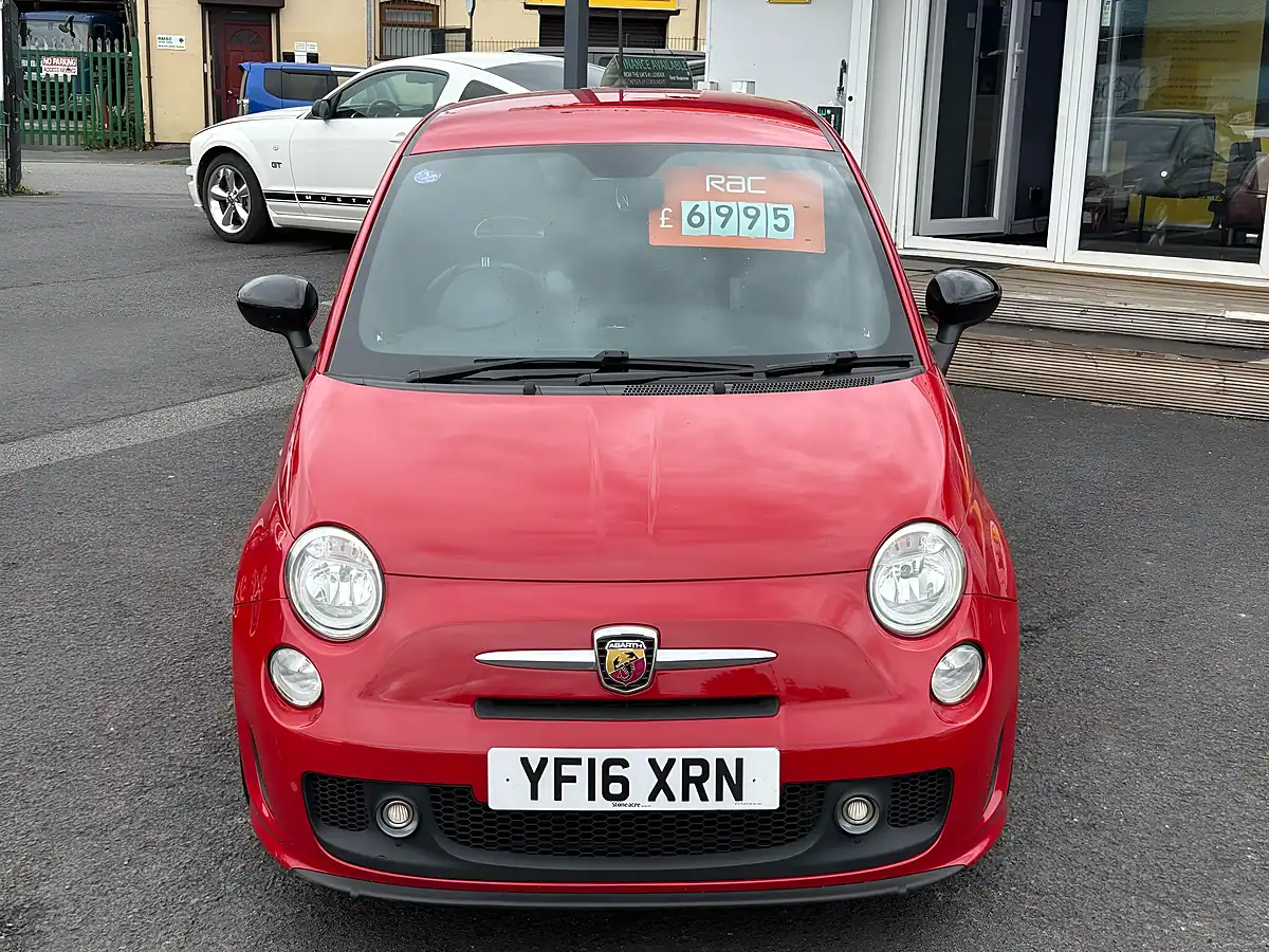 Used 2016 Abarth 595 Trofeo Red - Interior and Exterior details 8