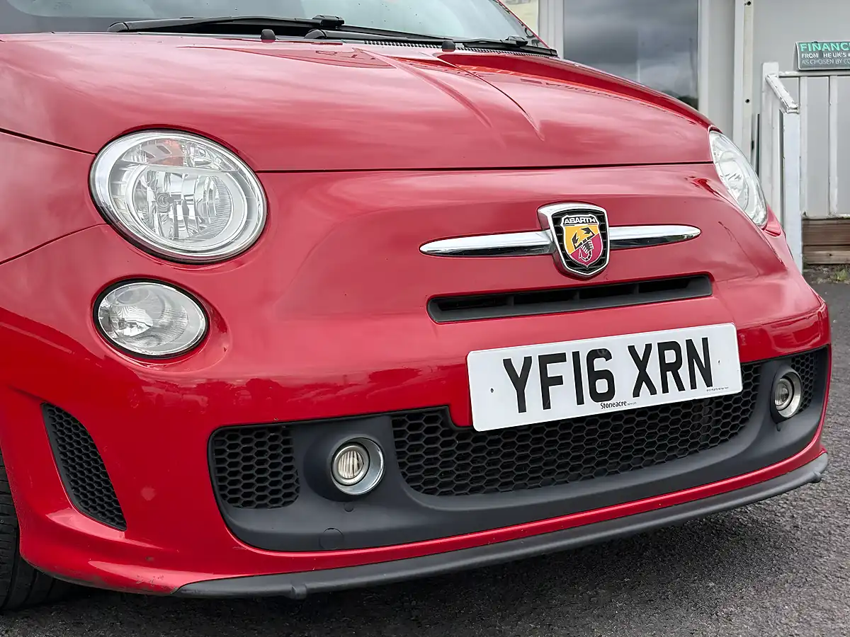 Used 2016 Abarth 595 Trofeo Red - Interior and Exterior details 9