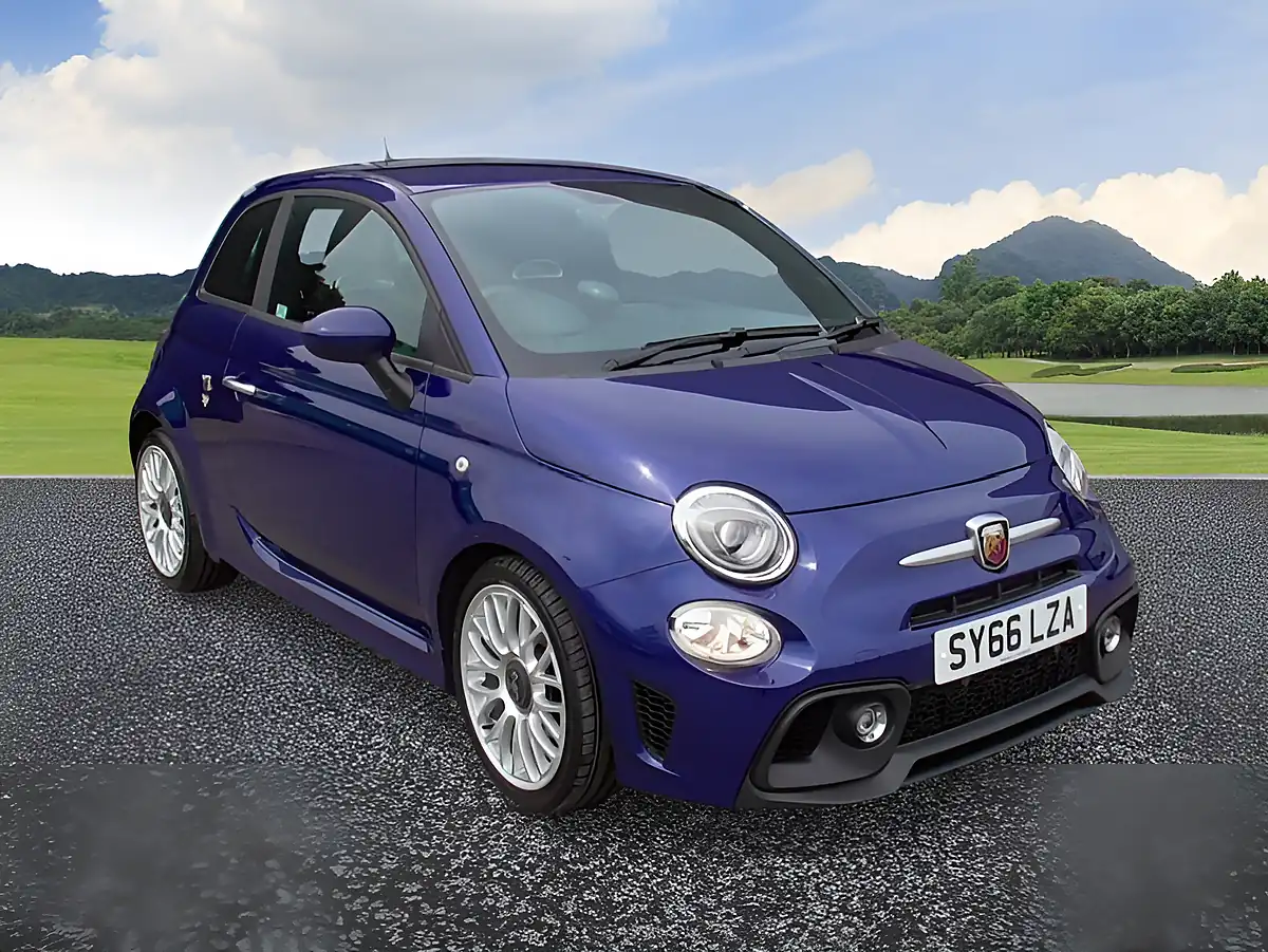 Used 2016 Abarth 595 Turismo Blue - Front View