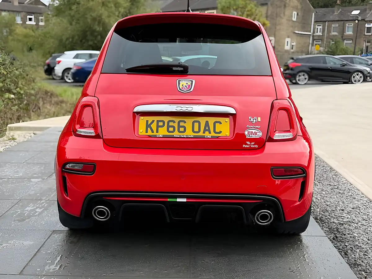 Used 2016 Abarth 595 Turismo Red - Interior and Exterior details 2