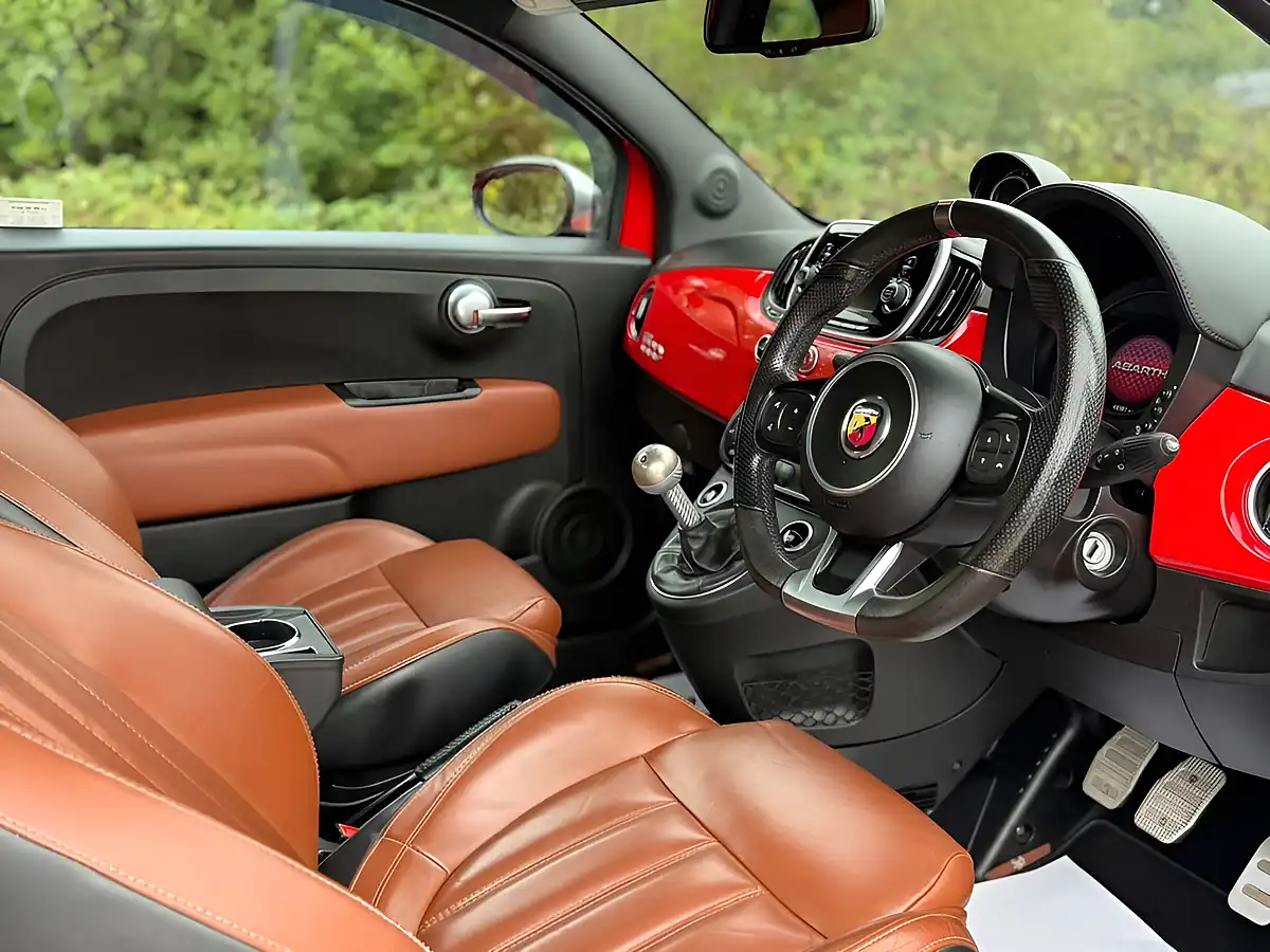 Used 2016 Abarth 595 Turismo Red - Interior and Exterior details 4