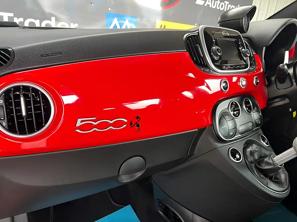 Used 2016 Abarth 595 Turismo Red - Interior and Exterior details 18