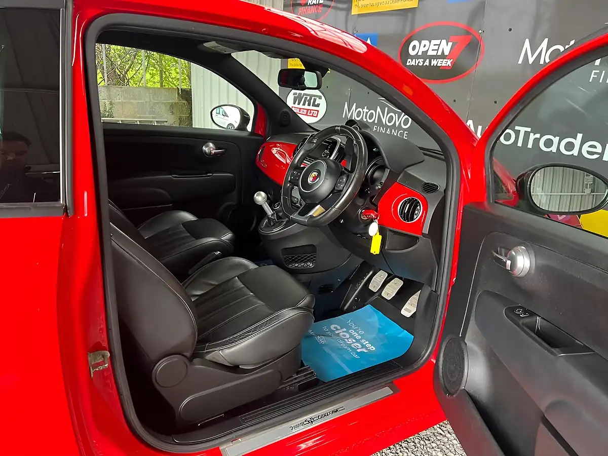 Used 2016 Abarth 595 Turismo Red - Interior and Exterior details 19