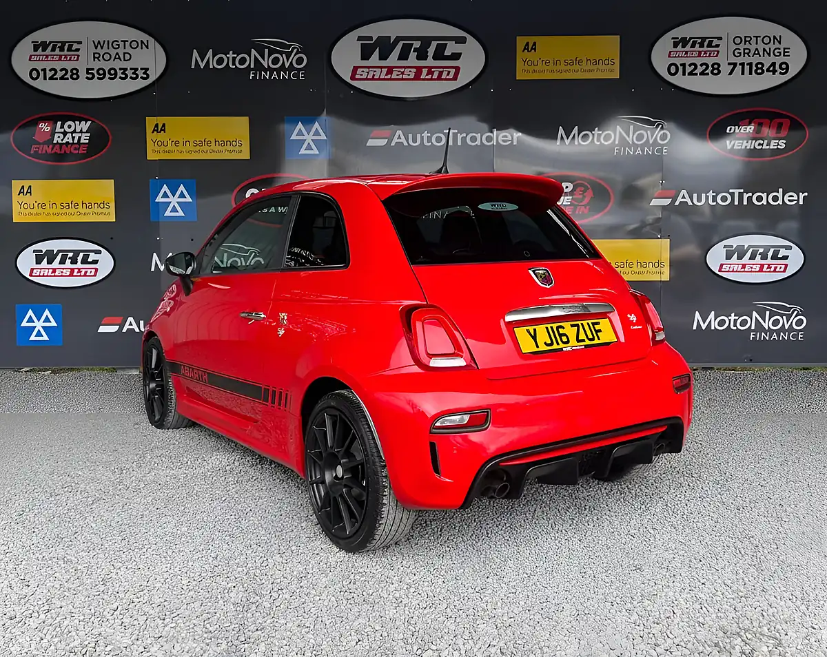 Used 2016 Abarth 595 Turismo Red - Interior and Exterior details 3