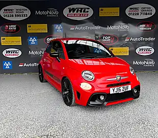 Used 2016 Abarth 595 Turismo Red - Interior and Exterior details 4
