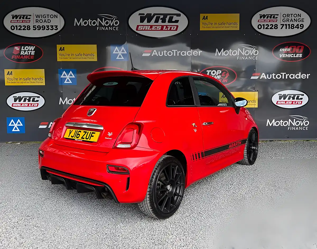 Used 2016 Abarth 595 Turismo Red - Interior and Exterior details 6