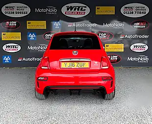 Used 2016 Abarth 595 Turismo Red - Interior and Exterior details 7
