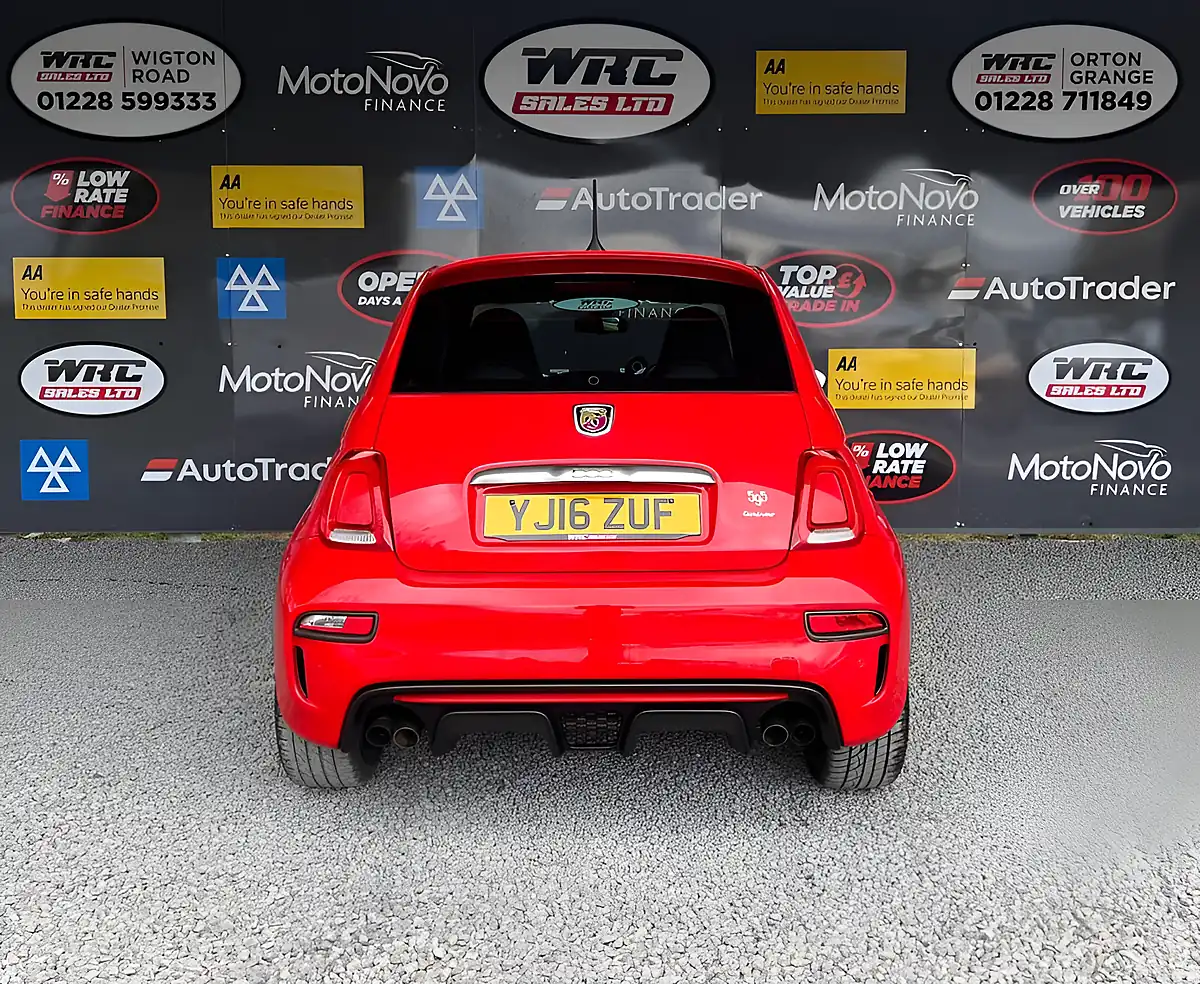 Used 2016 Abarth 595 Turismo Red - Interior and Exterior details 7