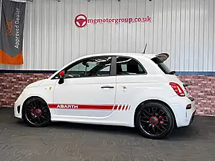 Used 2016 Abarth 595 Turismo White - Interior and Exterior details 14