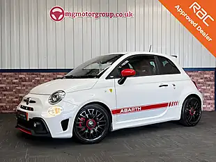 Used 2016 Abarth 595 Turismo White - Interior and Exterior details 2