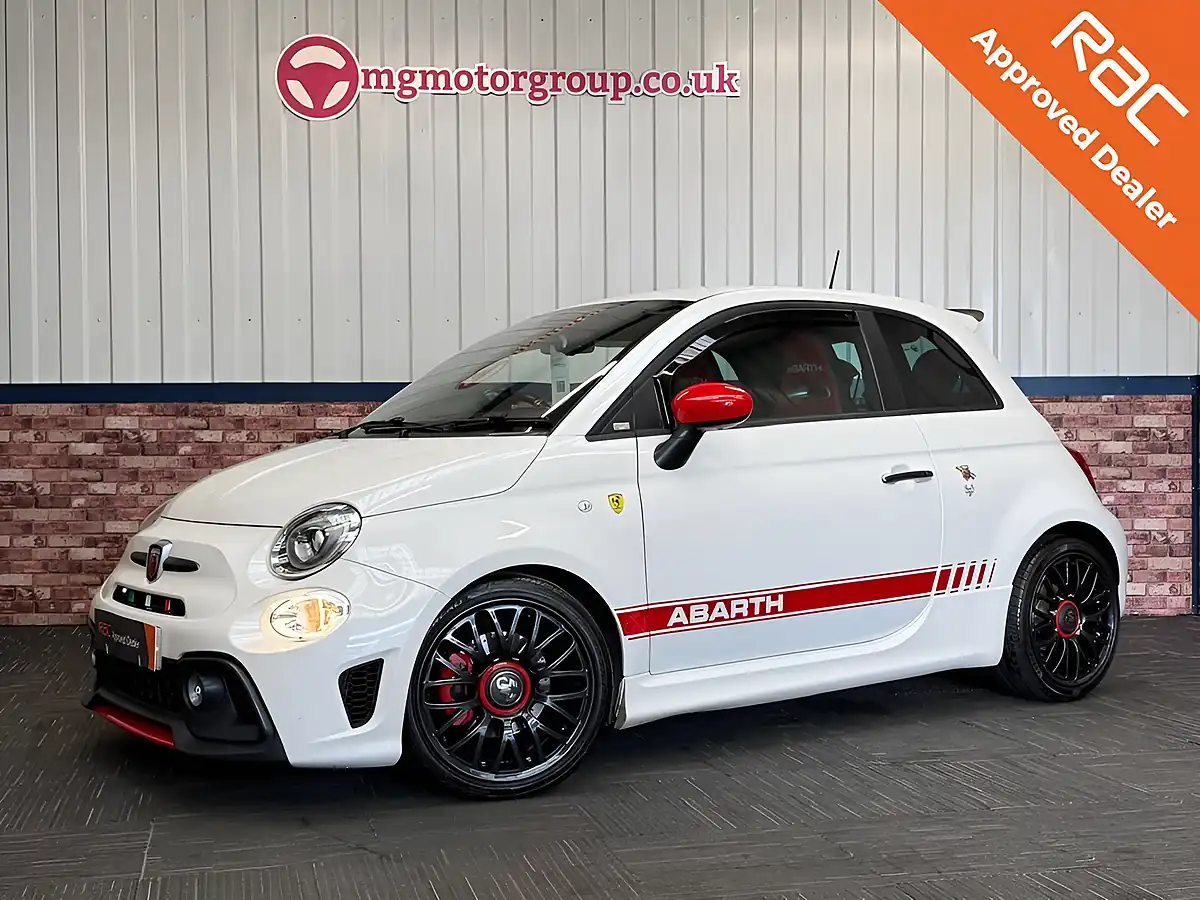 Used 2016 Abarth 595 Turismo White - Interior and Exterior details 2