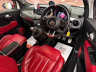 Used 2016 Abarth 595 Turismo White - Interior and Exterior details 7