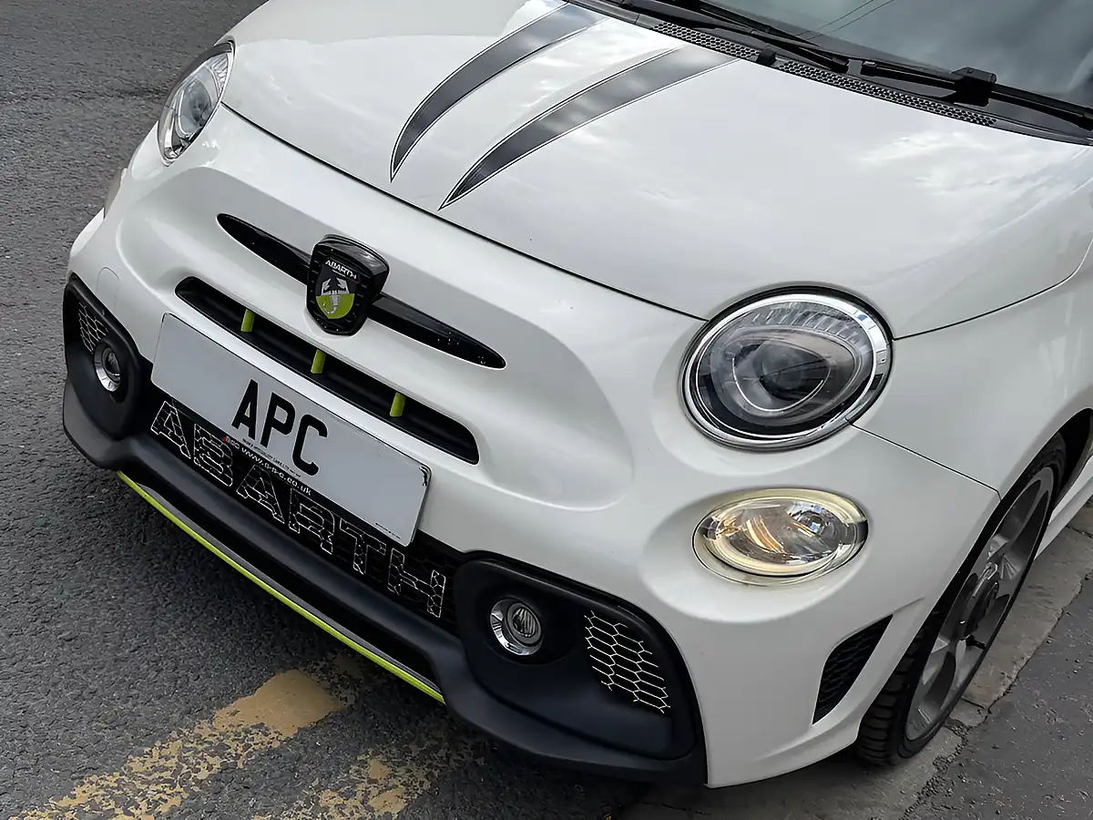 Used 2016 Abarth 595 White - Interior and Exterior details 12