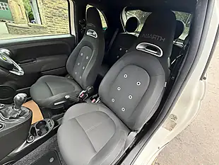 Used 2016 Abarth 595 White - Interior and Exterior details 13