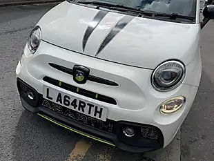 Used 2016 Abarth 595 White - Interior and Exterior details 17