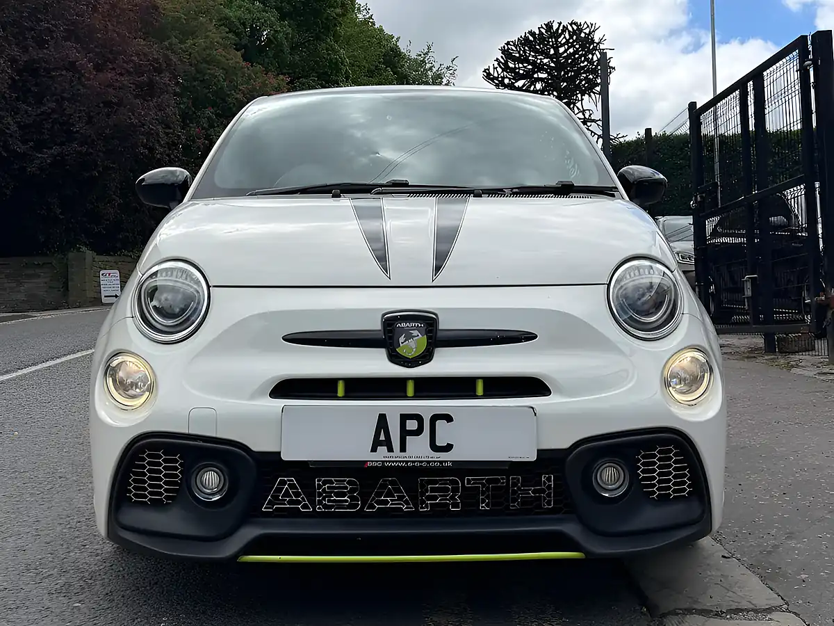 Used 2016 Abarth 595 White - Interior and Exterior details 2