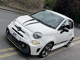 Used 2016 Abarth 595 White - Interior and Exterior details 3