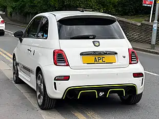 Used 2016 Abarth 595 White - Interior and Exterior details 4