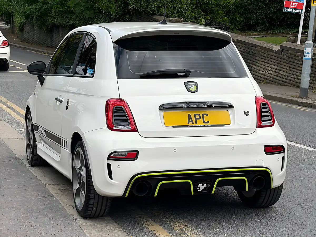 Used 2016 Abarth 595 White - Interior and Exterior details 4