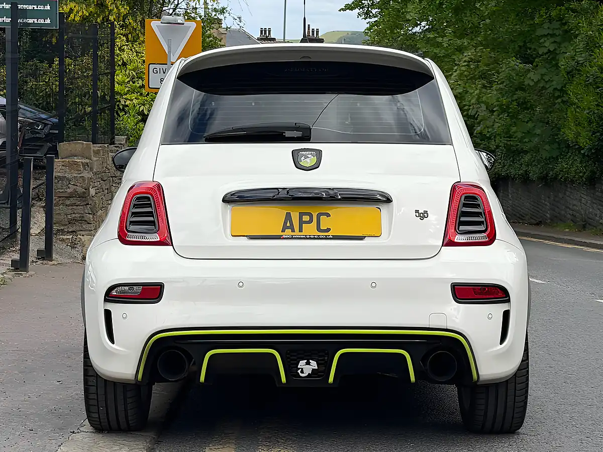 Used 2016 Abarth 595 White - Interior and Exterior details 5