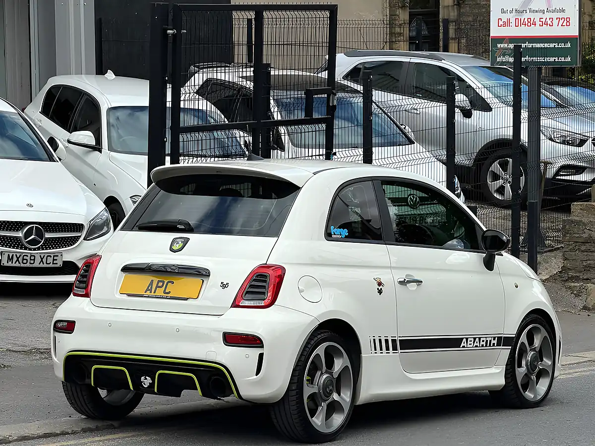 Used 2016 Abarth 595 White - Interior and Exterior details 6