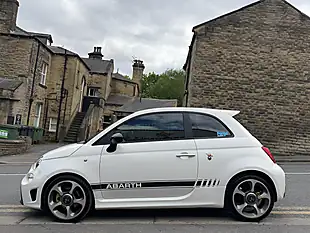 Used 2016 Abarth 595 White - Interior and Exterior details 8