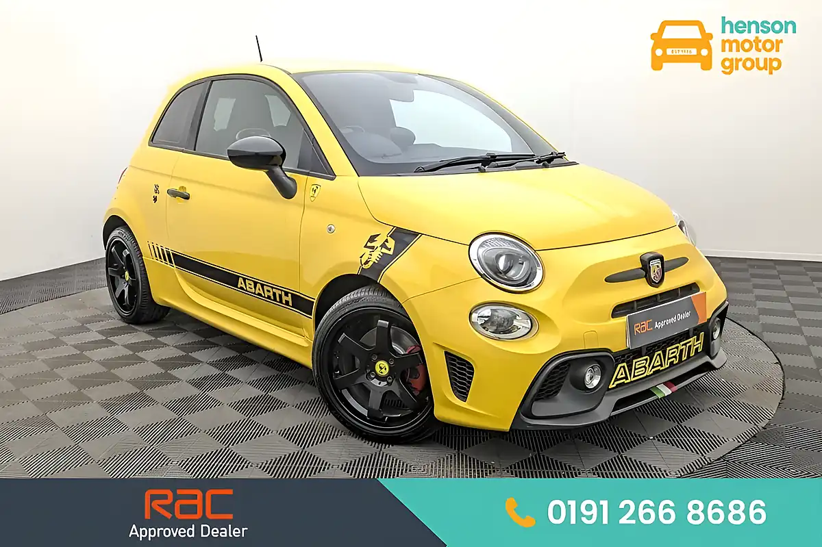 Used 2016 Abarth 595 Yellow - Front View