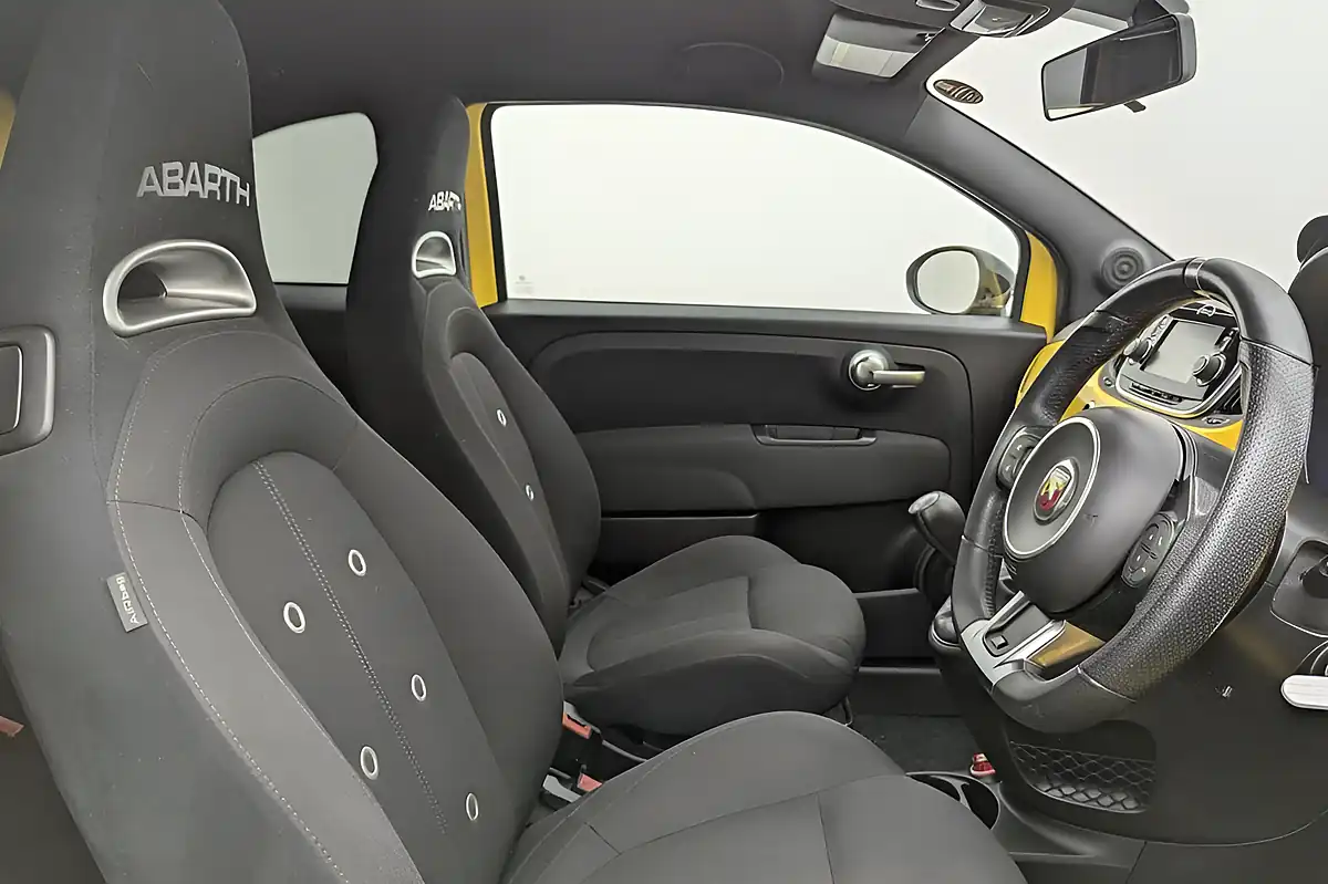 Used 2016 Abarth 595 Yellow - Interior and Exterior details 3
