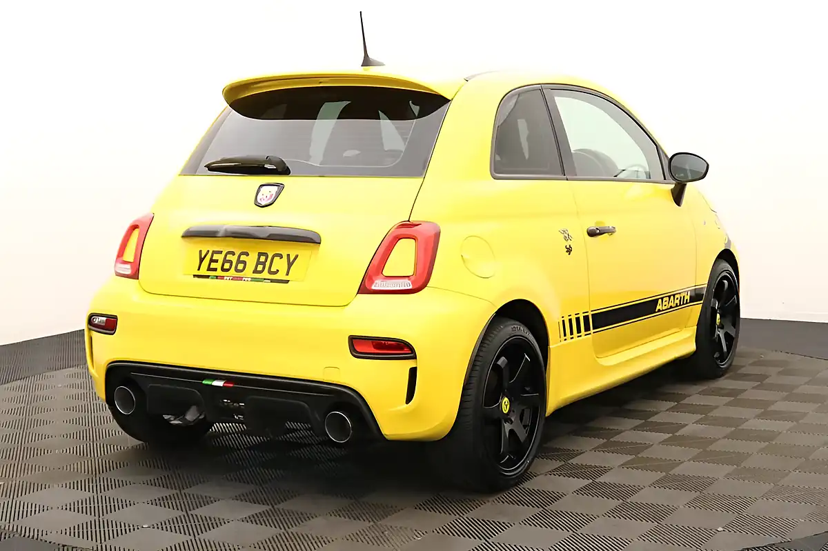 Used 2016 Abarth 595 Yellow - Interior and Exterior details 4